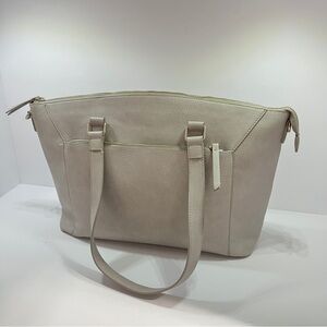 Market & Spruce Purse- Large Taupe Tote Bag - Vegan Leather (Stitch Fix)